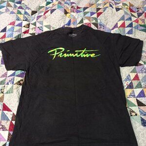 Primitive skateboards Rick and Morty collab shirt XL
